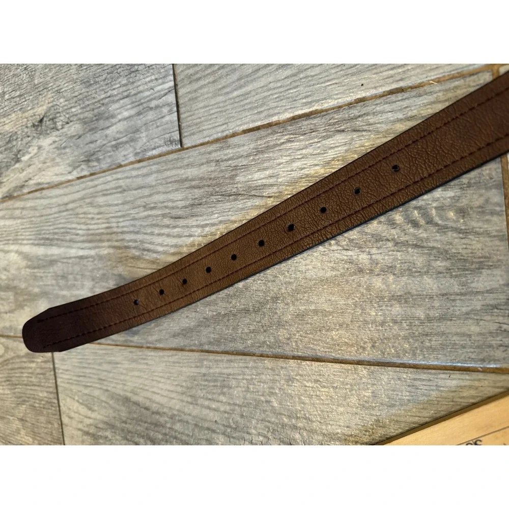 Dickies Reversible Belt Men 34 Black Brown Leather Workwear Casual Mens